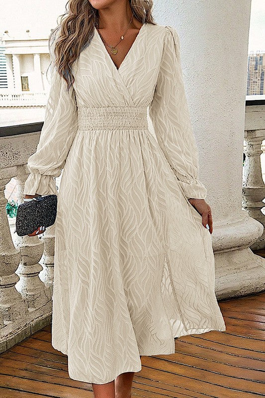 Cream Delight midi dress